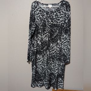 LuLaRoe long sleeve cheetah print dress